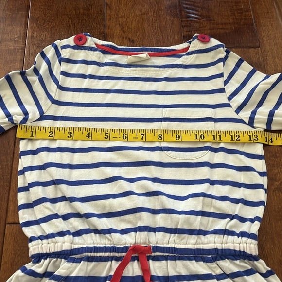Mini Boden Stripe Long Sleeve Dress Size 7-8 Y - Picture 5 of 11